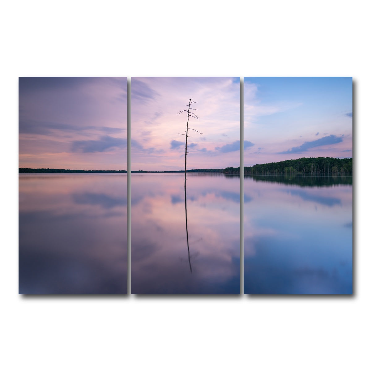 AUTO-MOCKUP WHITE | Colorful Reflections | 3 Piece | Gallery Wrap Canvas | group=12x24