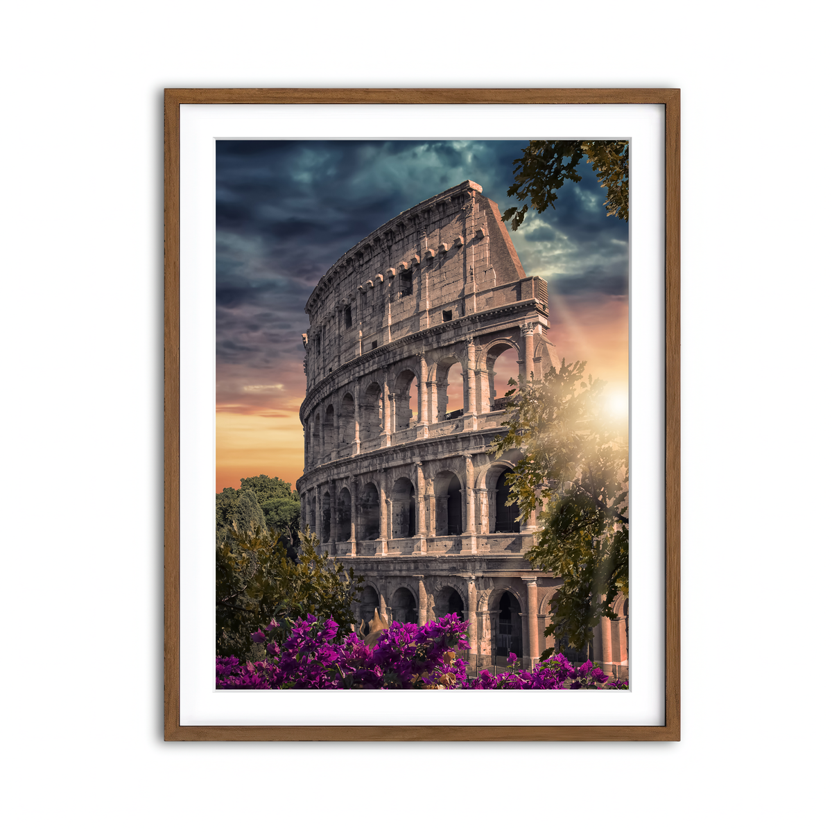 Framed Print 3x4 Walnut