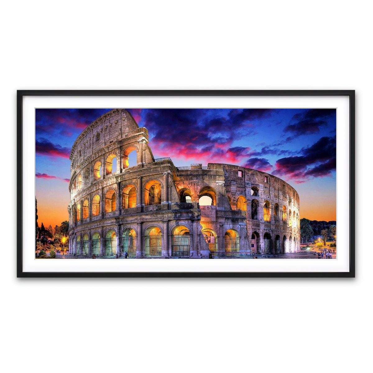 Framed Print 2x1 Black