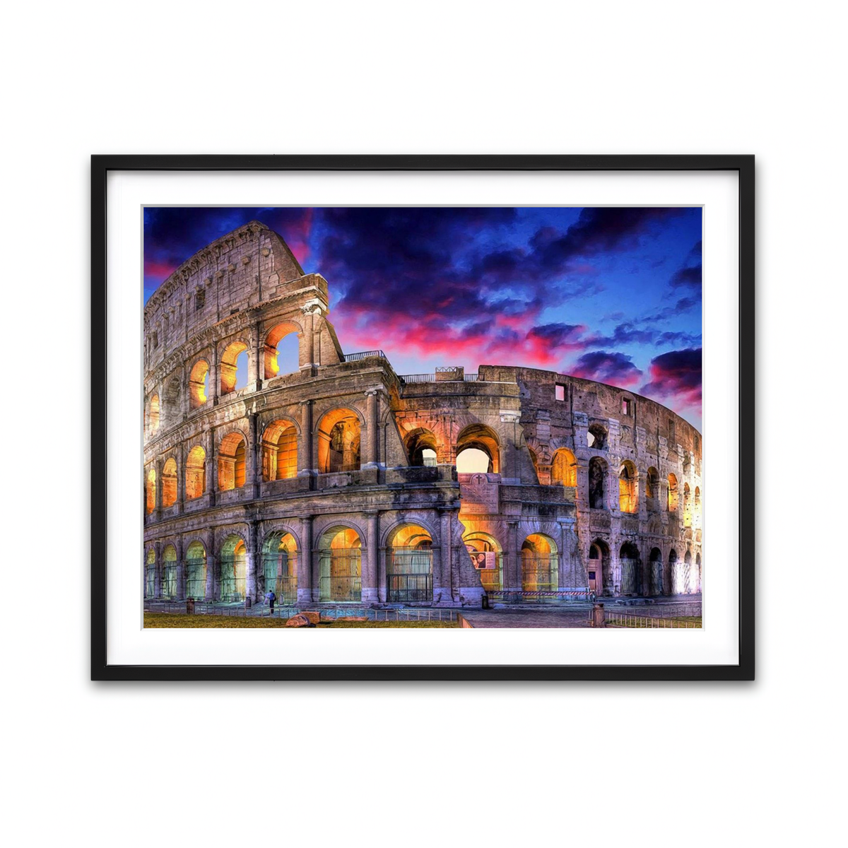 Framed Print 4x3 Black