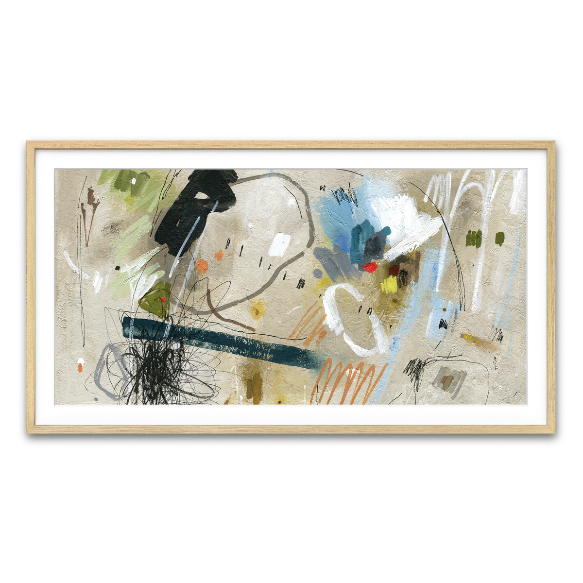 Framed Print 2x1 Natural