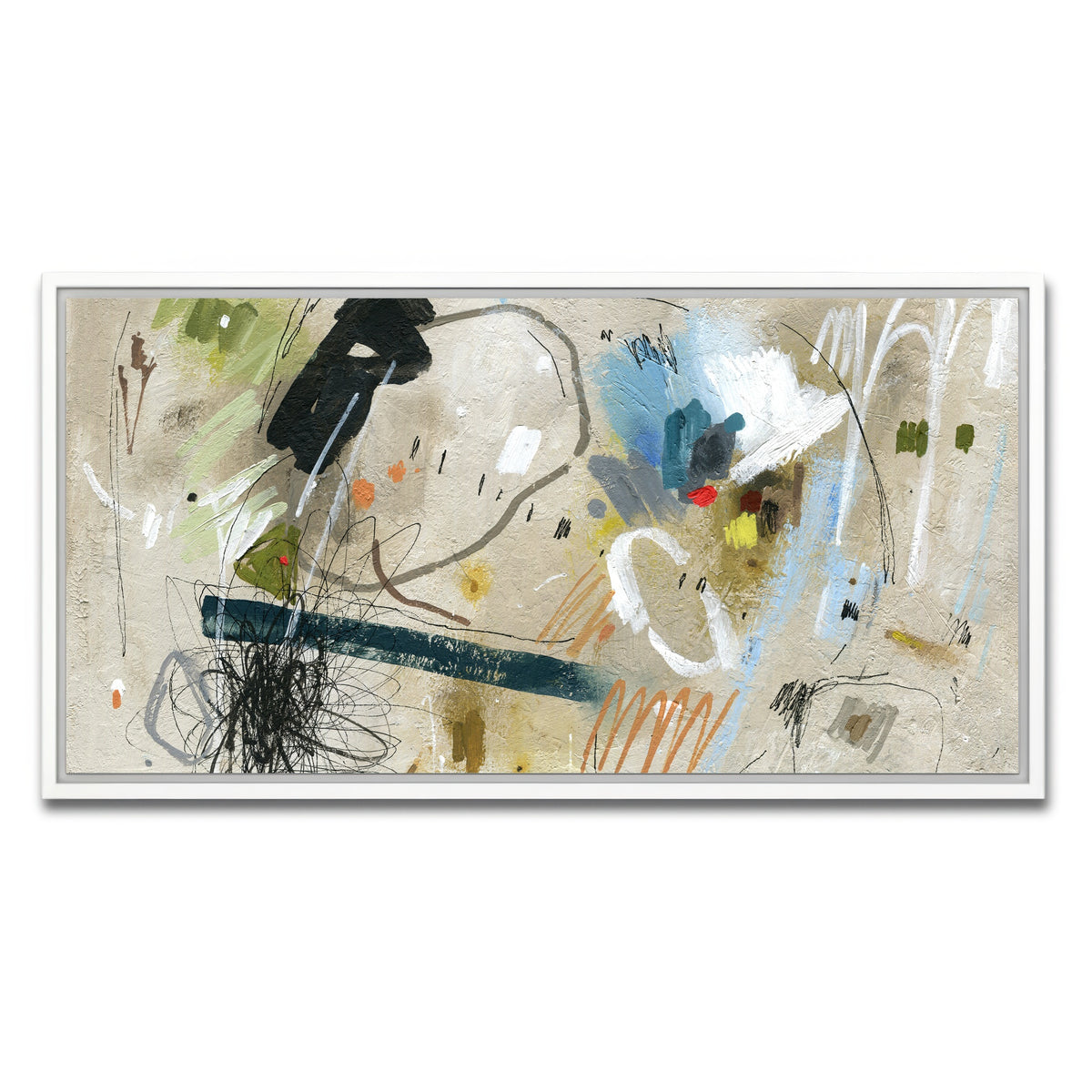 AUTO-MOCKUP WHITE | Colour2 | 1 Piece | White Framed Canvas | group=2x1