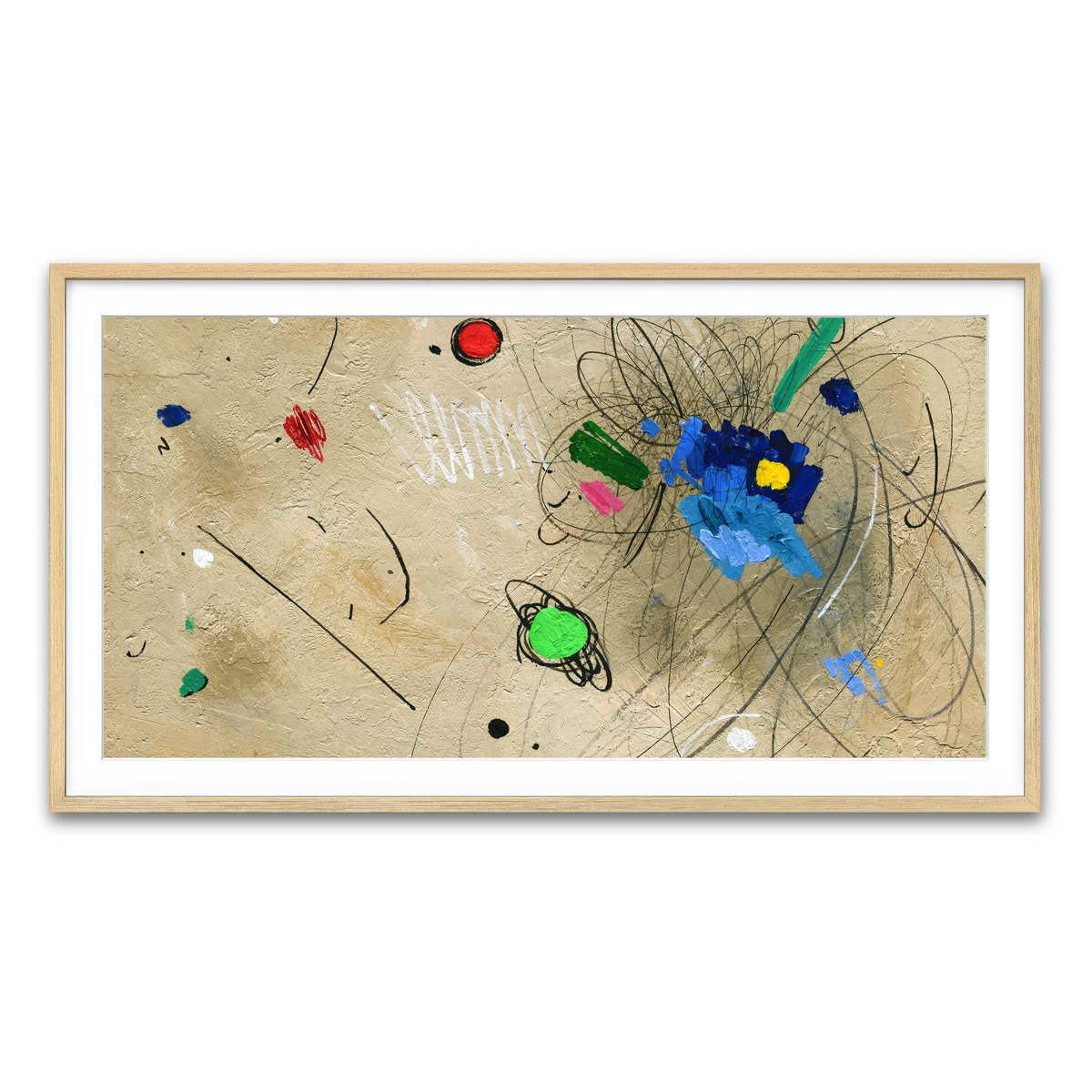 Framed Print 2x1 Natural