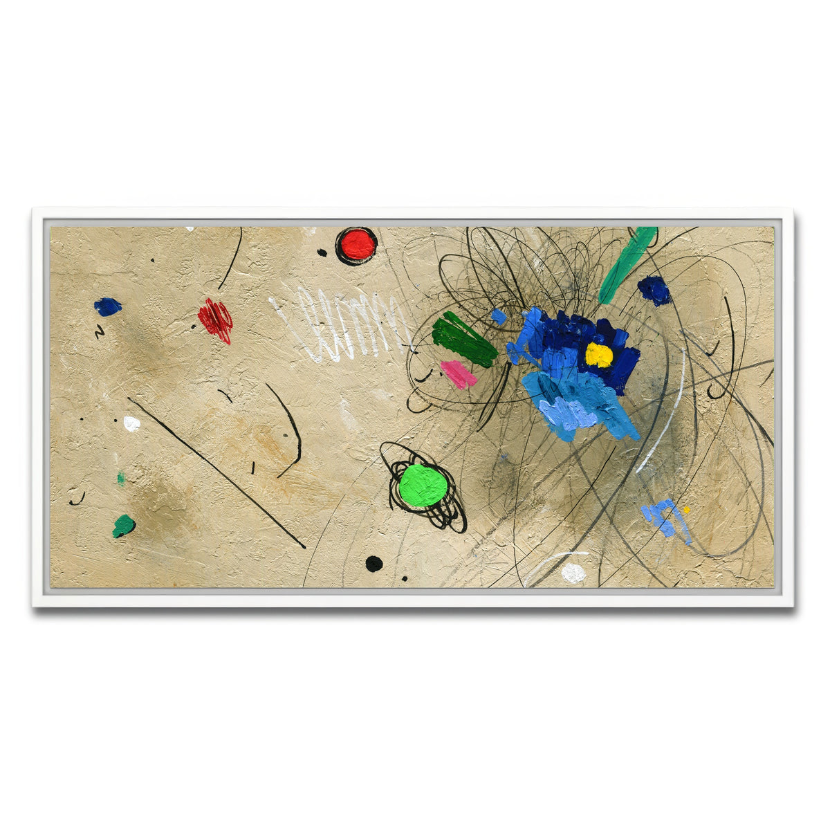 AUTO-MOCKUP WHITE | Colour | 1 Piece | White Framed Canvas | group=2x1