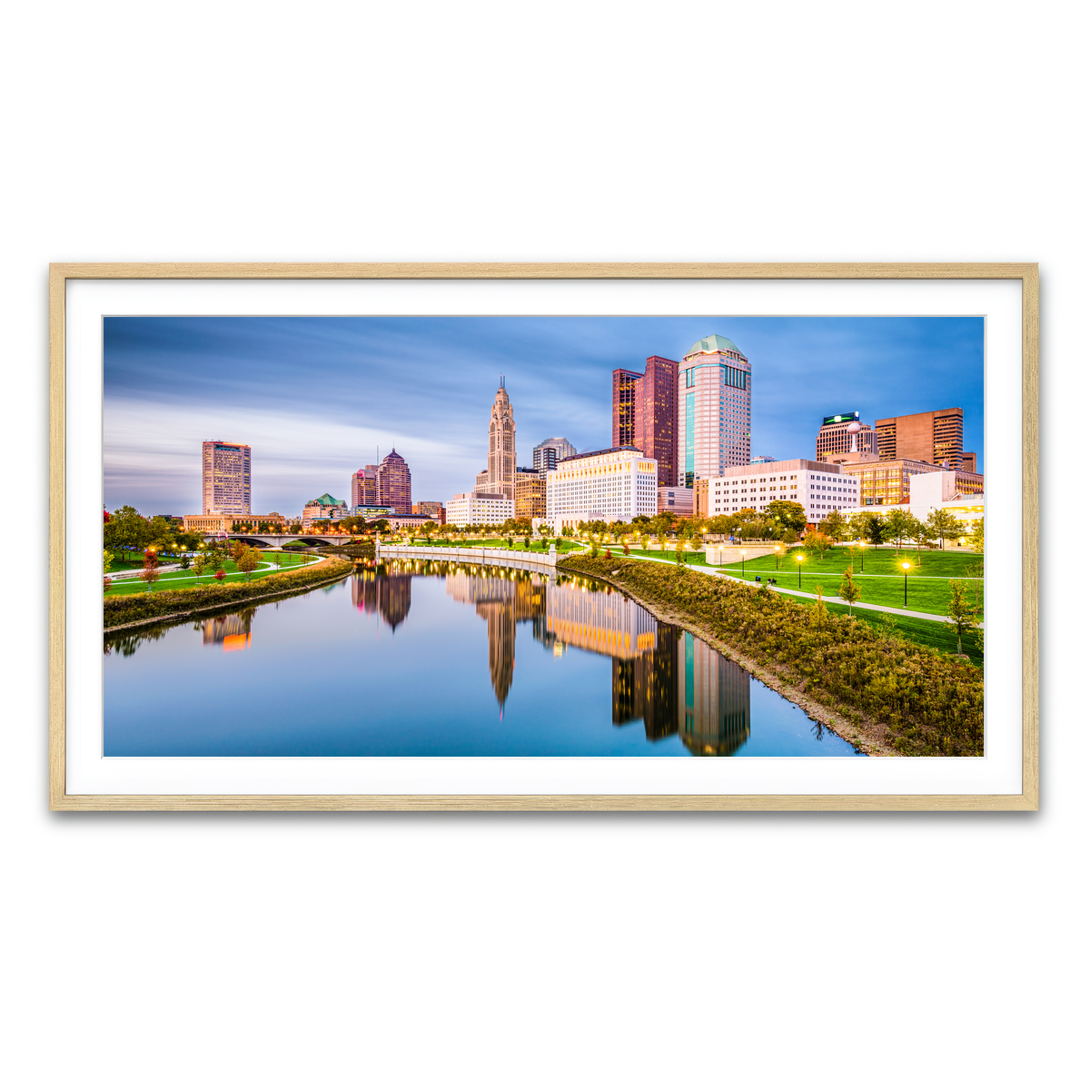 Framed Print 2x1 Natural