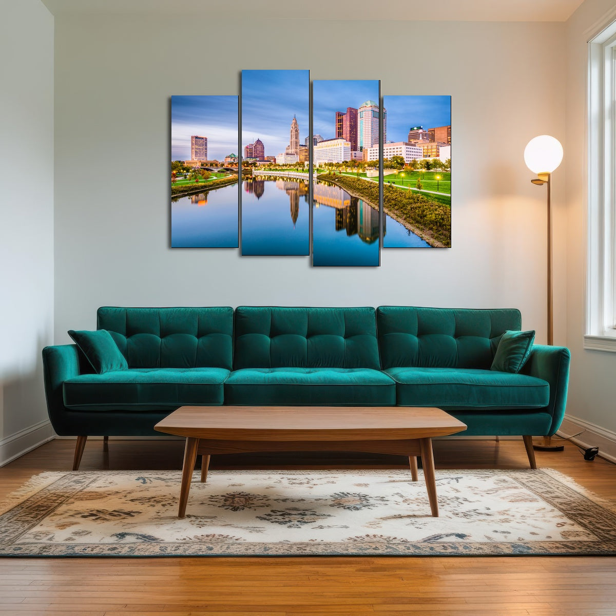 AUTO-MOCKUP ROOM | Columbus Ohio Skyline