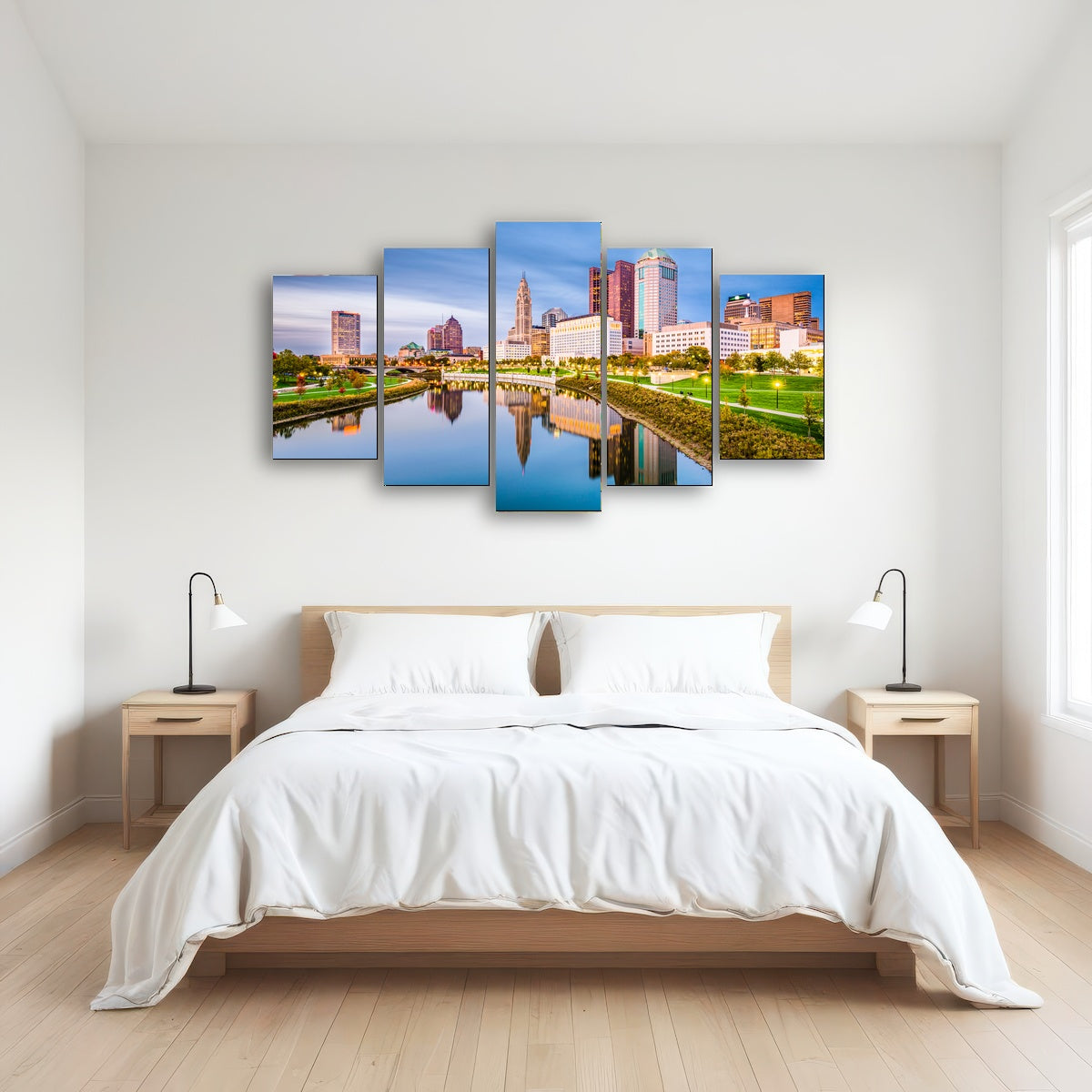 AUTO-MOCKUP ROOM | Columbus Ohio Skyline