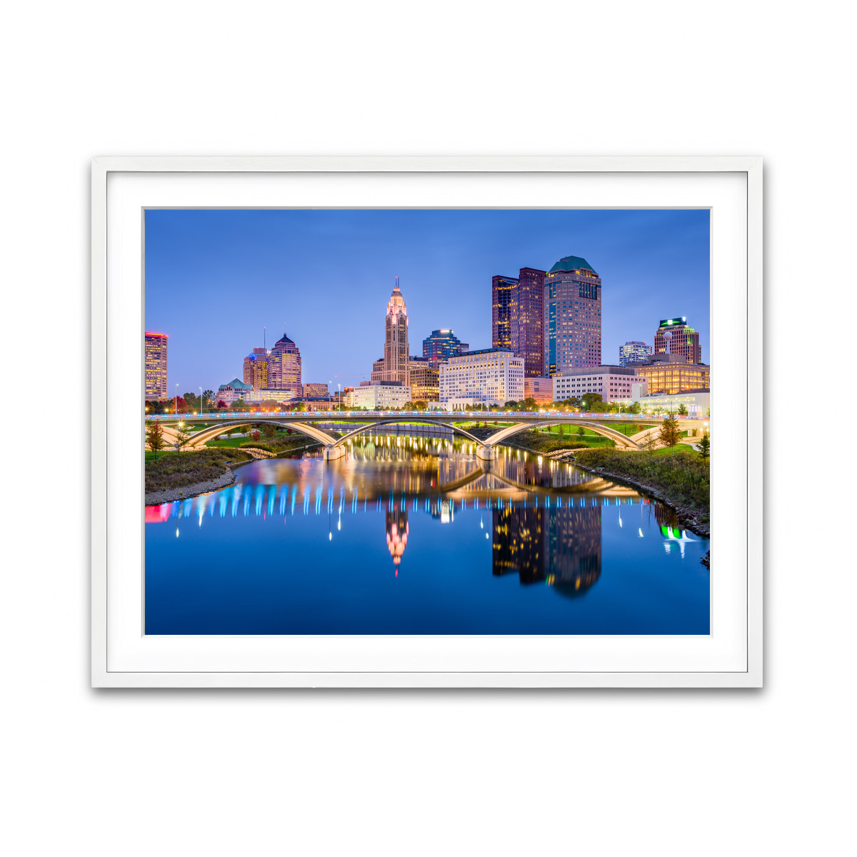 Framed Print 4x3 White