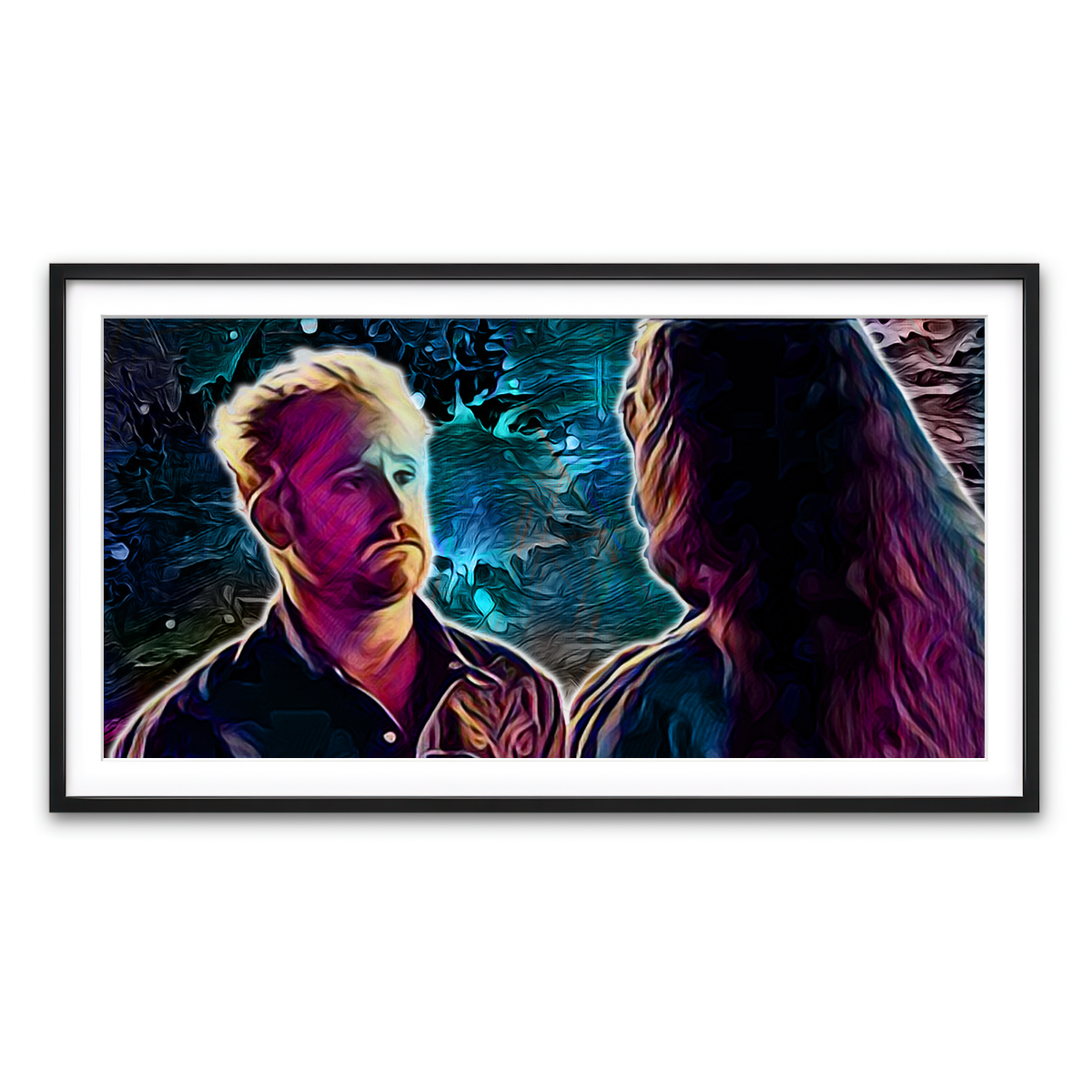 Framed Print 2x1 Black