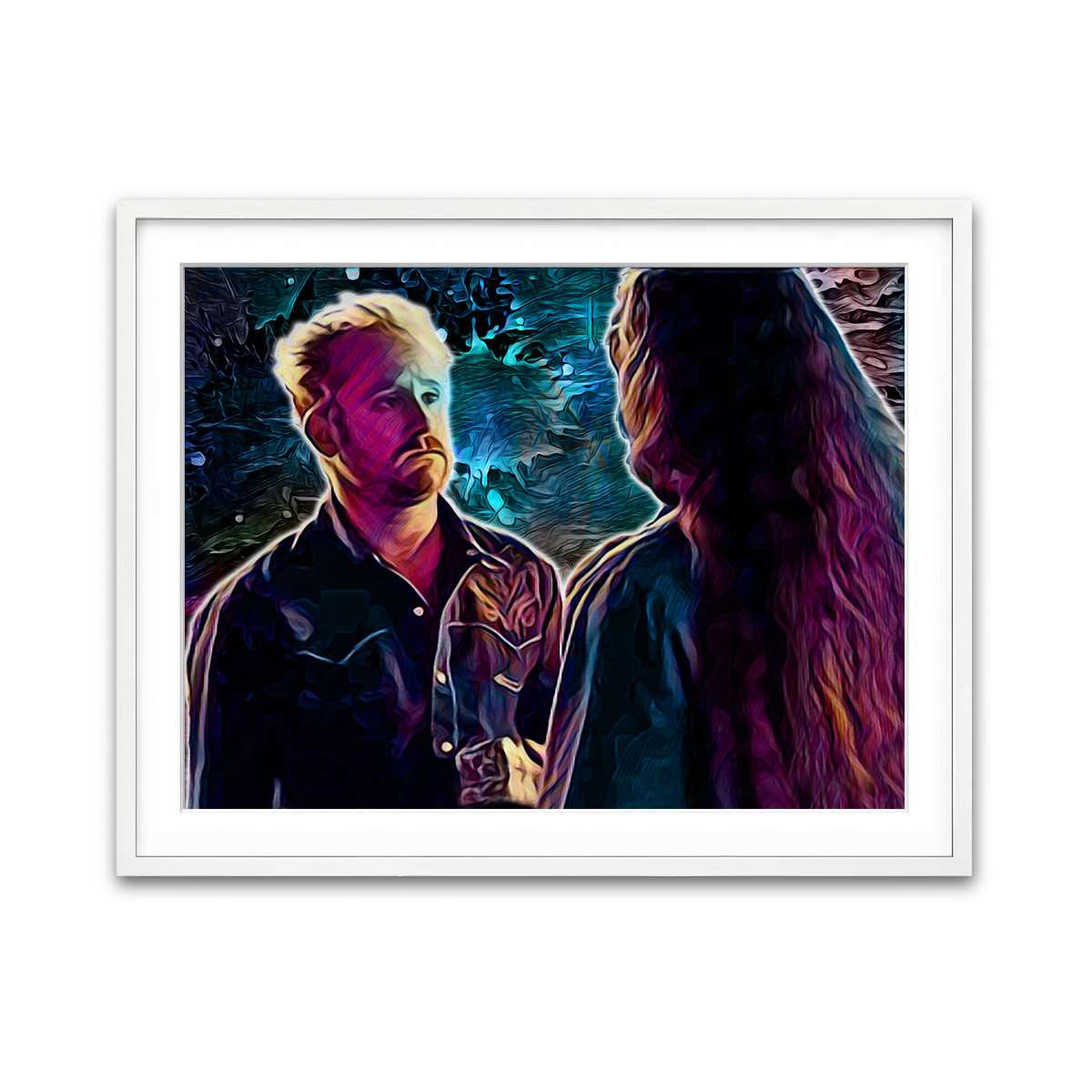 Framed Print 4x3 White