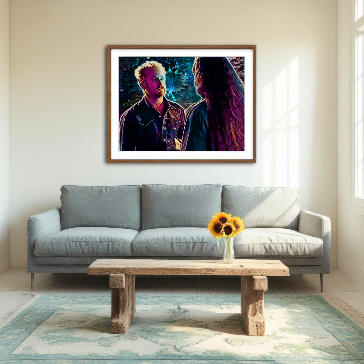 AUTO-MOCKUP ROOM | Comanche Hell or High Water Wall Art