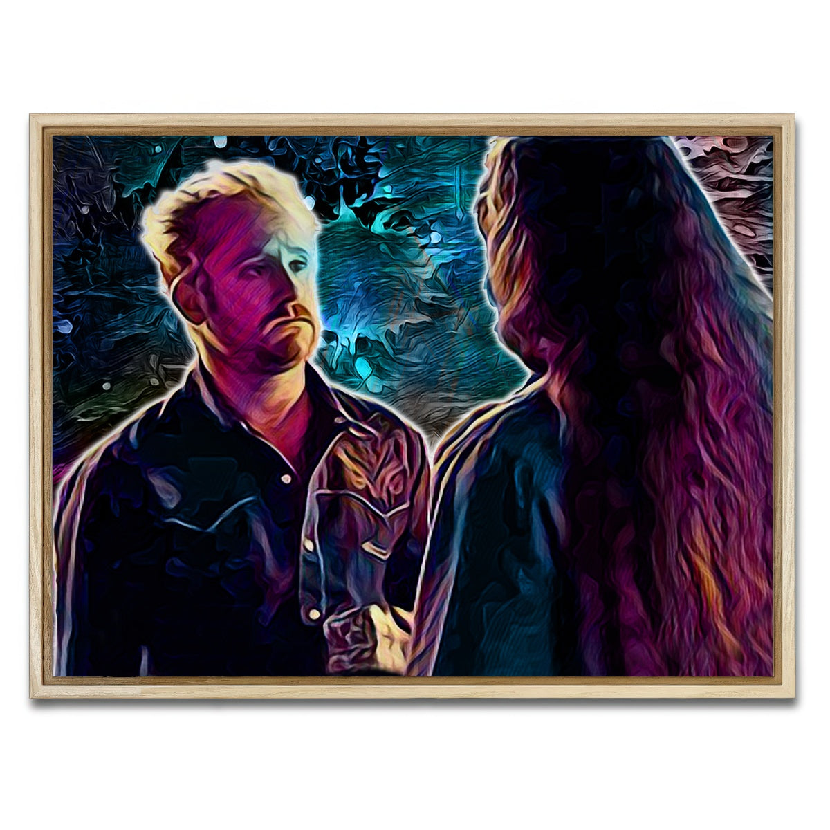 AUTO-MOCKUP WHITE | Comanche Hell or High Water | 1 Piece | Natural Framed Canvas | group=4x3