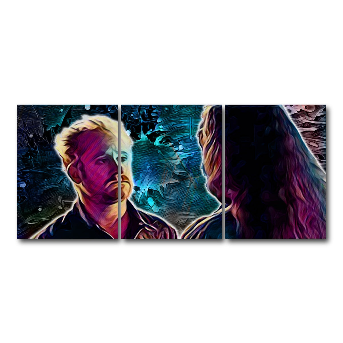 AUTO-MOCKUP WHITE | Comanche Hell or High Water | 3 Piece | Gallery Wrap Canvas | group=18x24