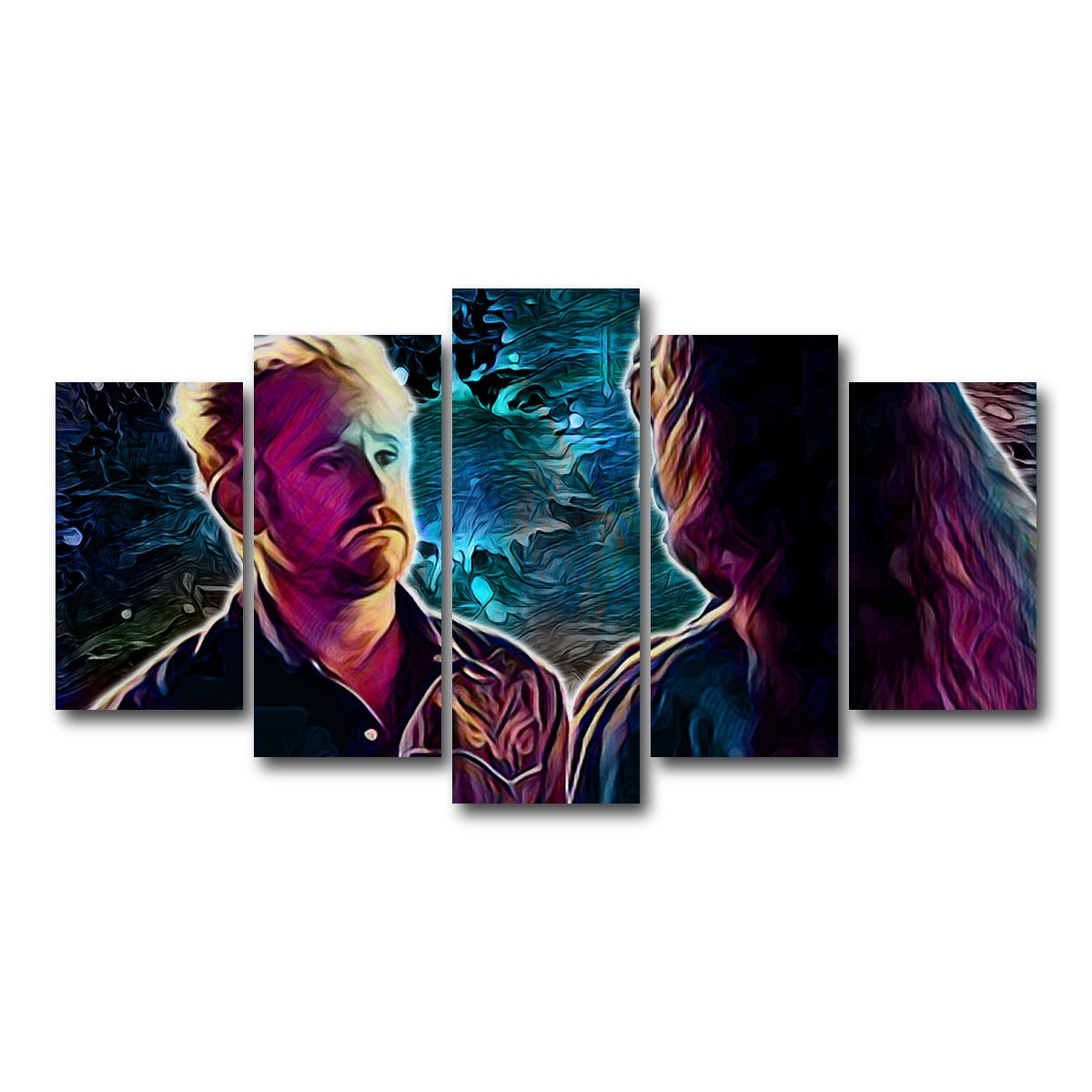 AUTO-MOCKUP WHITE | Comanche Hell or High Water | 5 Piece | Gallery Wrap Canvas | group=5_normal