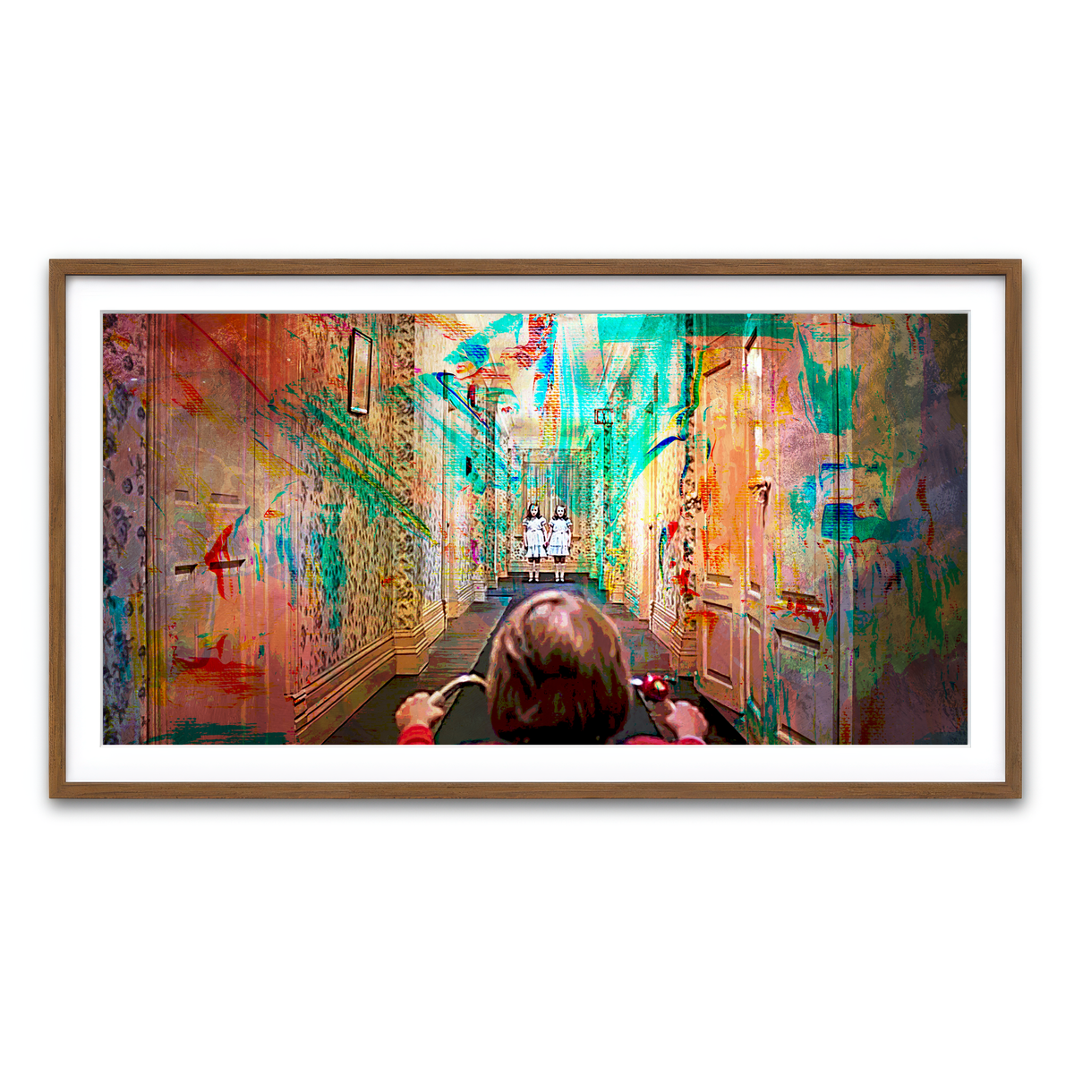 Framed Print 2x1 Walnut