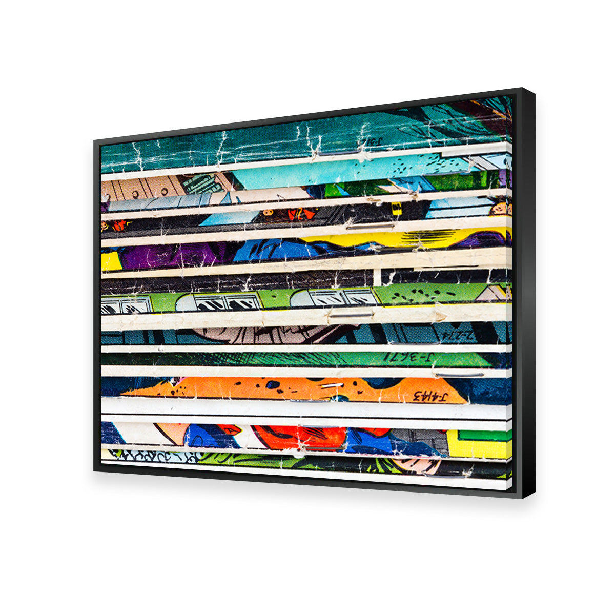 Comic Book Stack Wall Art