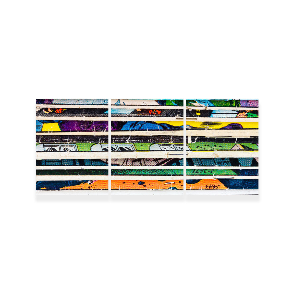 Comic Book Stack Wall Art