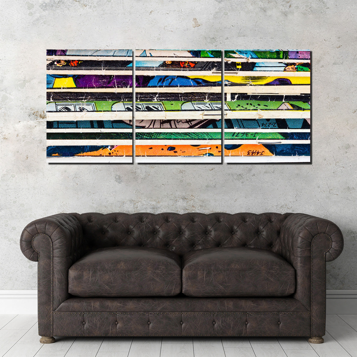 Comic Book Stack Wall Art