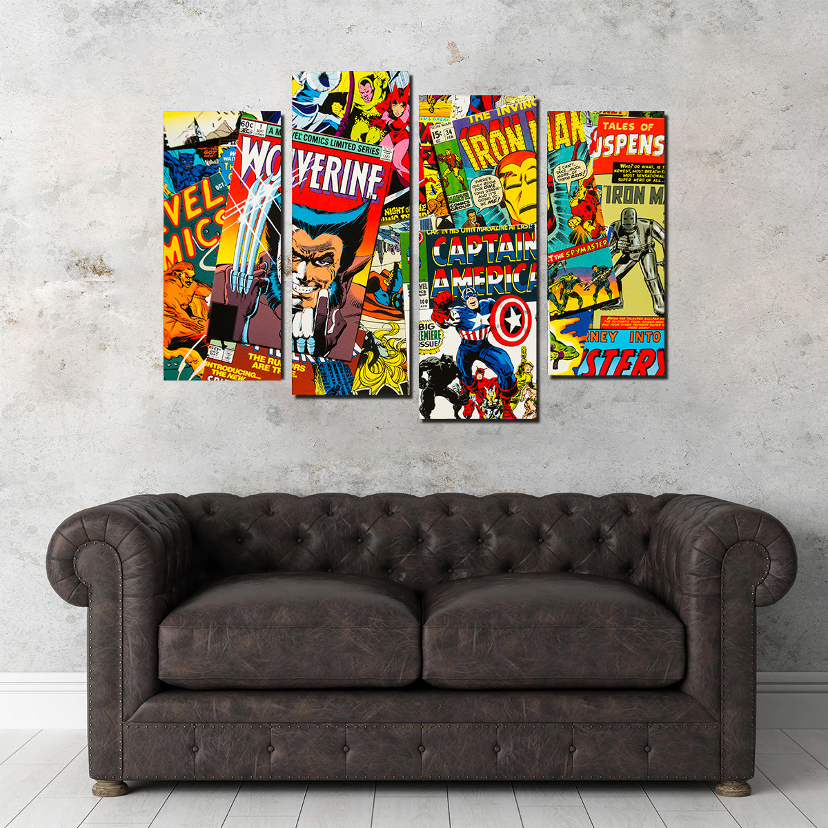 Comic Covers Wall Art