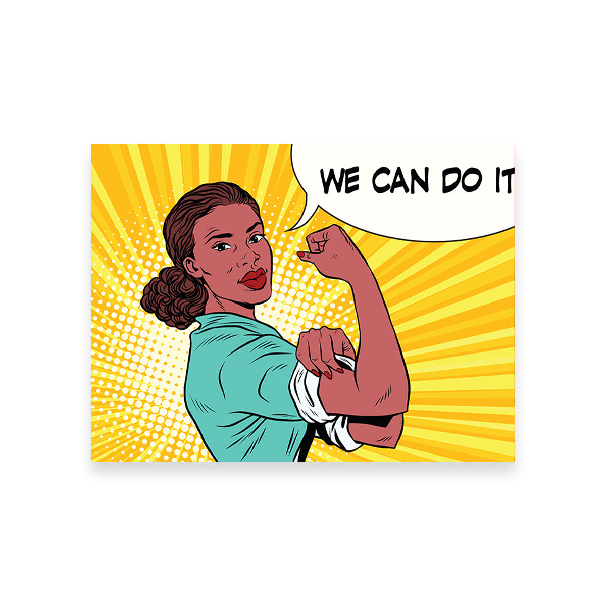 Comic We Can Do It Wall Art