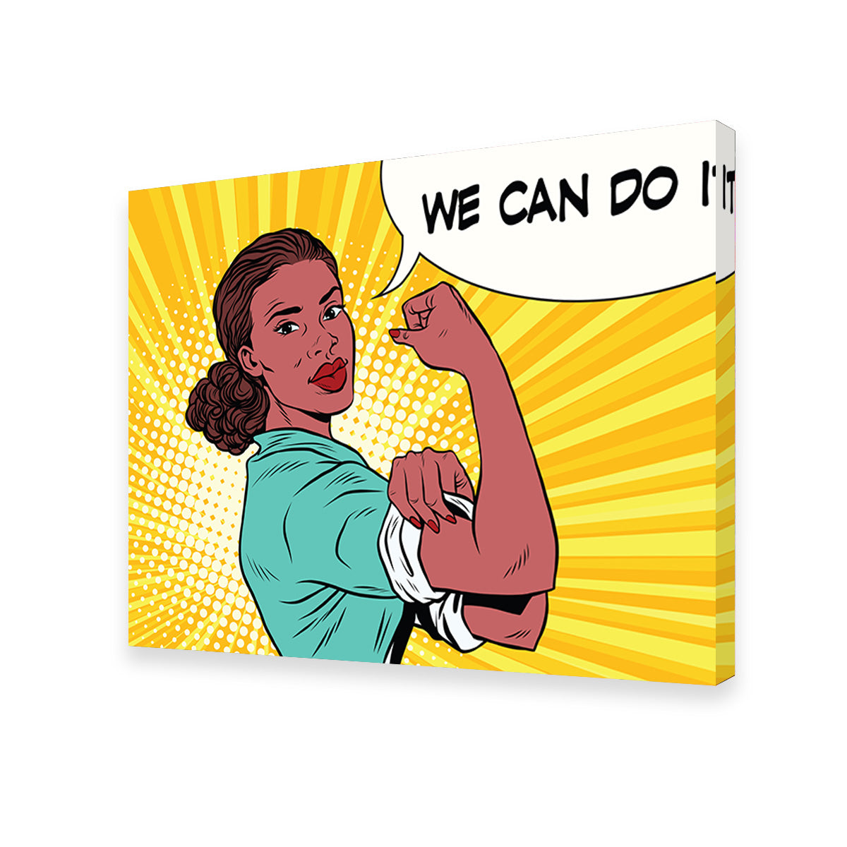 Comic We Can Do It Wall Art