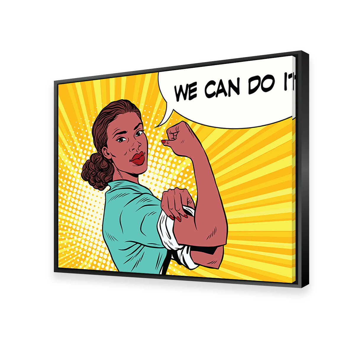 Comic We Can Do It Wall Art