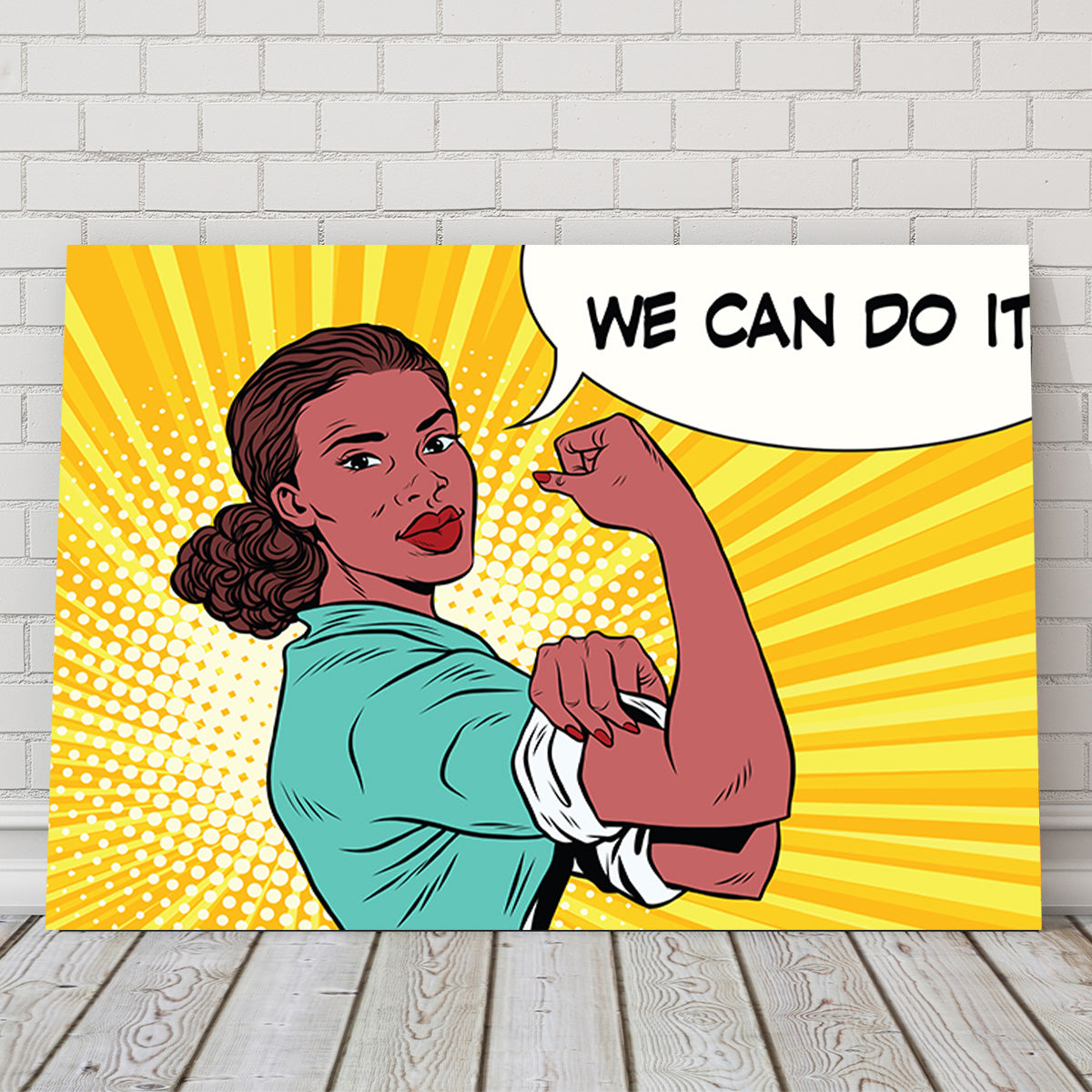 Comic We Can Do It Wall Art