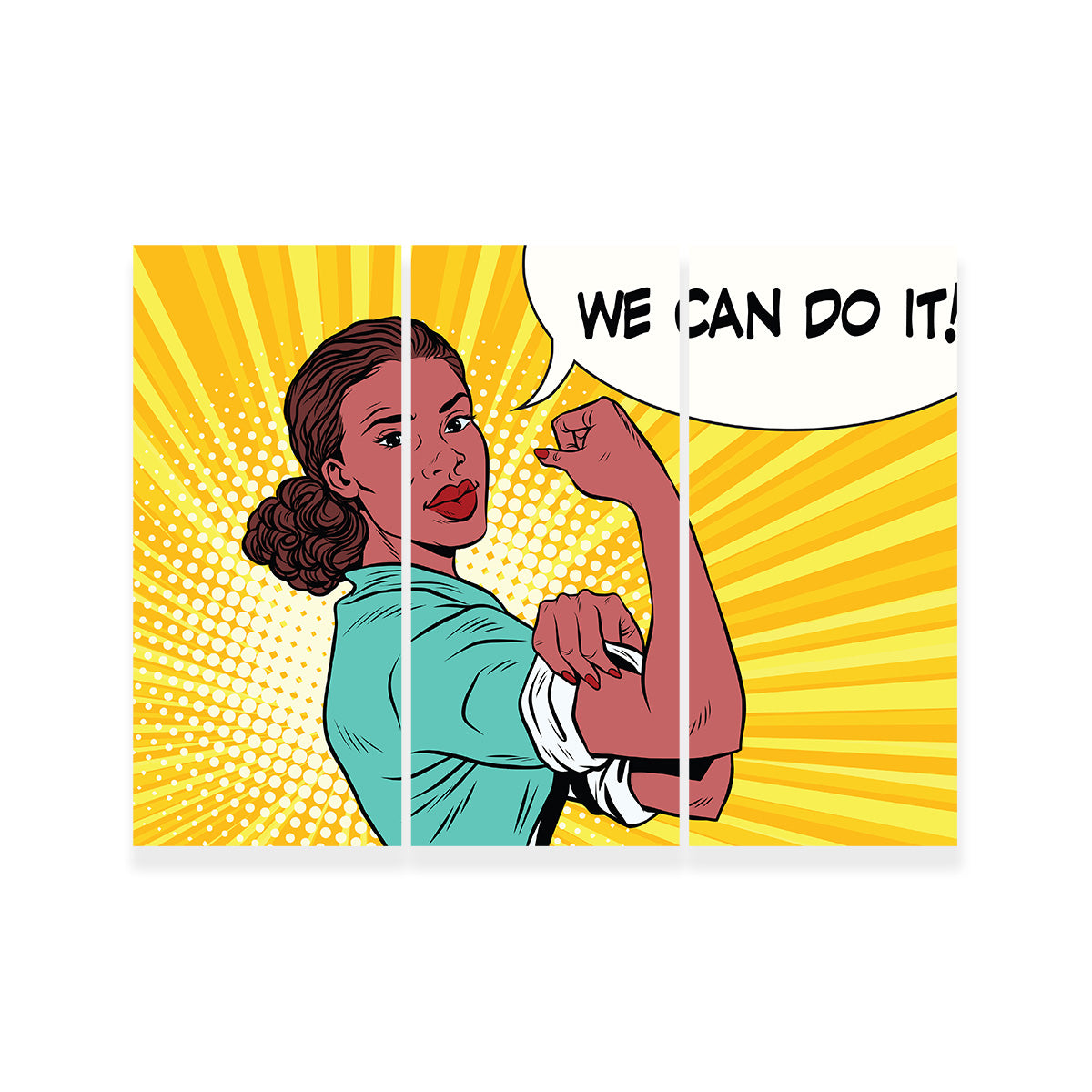 Comic We Can Do It Wall Art