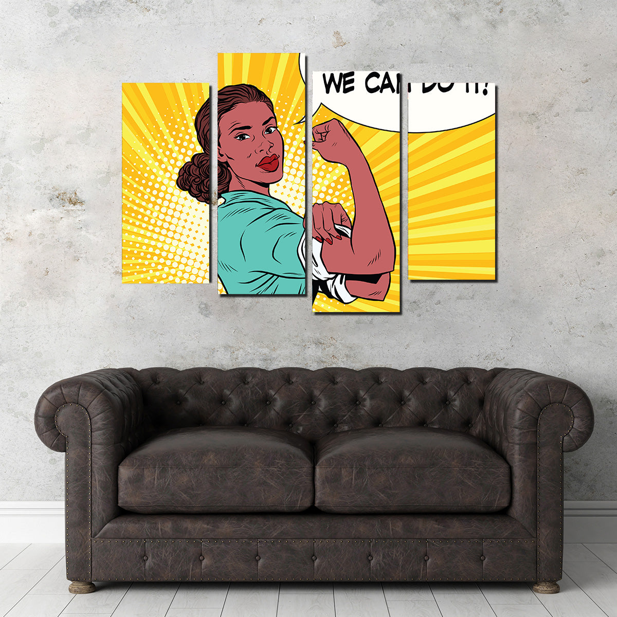 Comic We Can Do It Wall Art