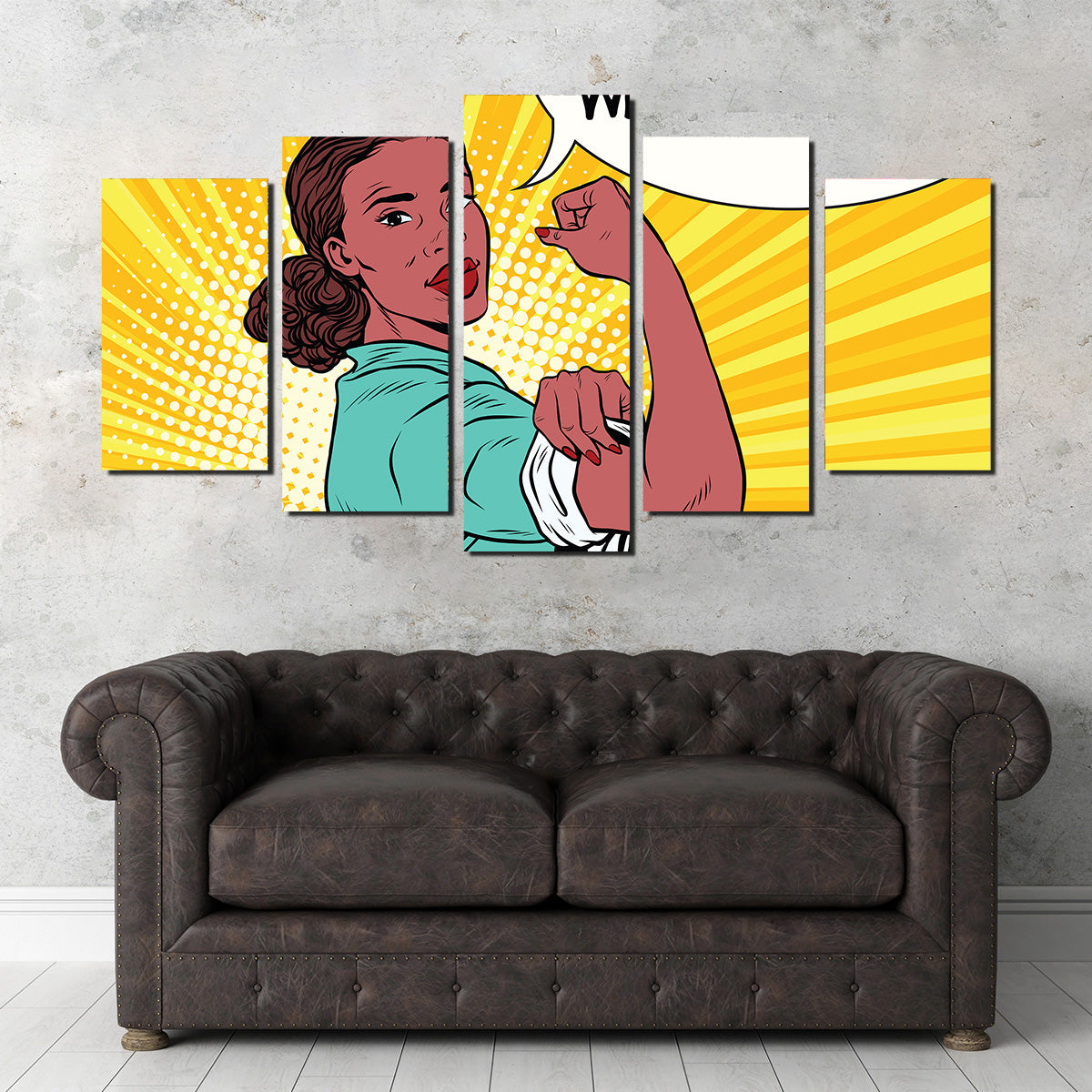 Comic We Can Do It Wall Art
