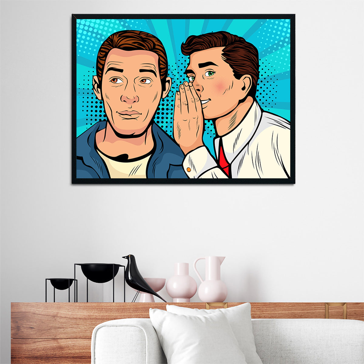 Comic Whisper Wall Art
