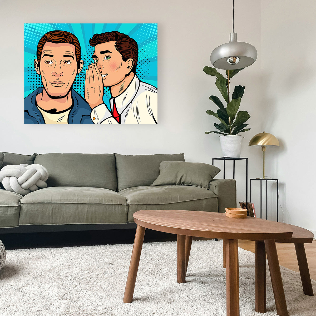 Comic Whisper Wall Art