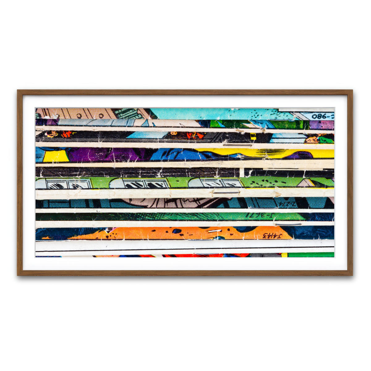 Framed Print 2x1 Walnut