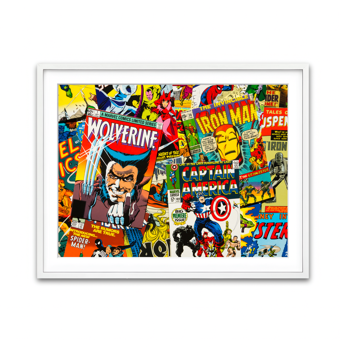 Framed Print 4x3 White