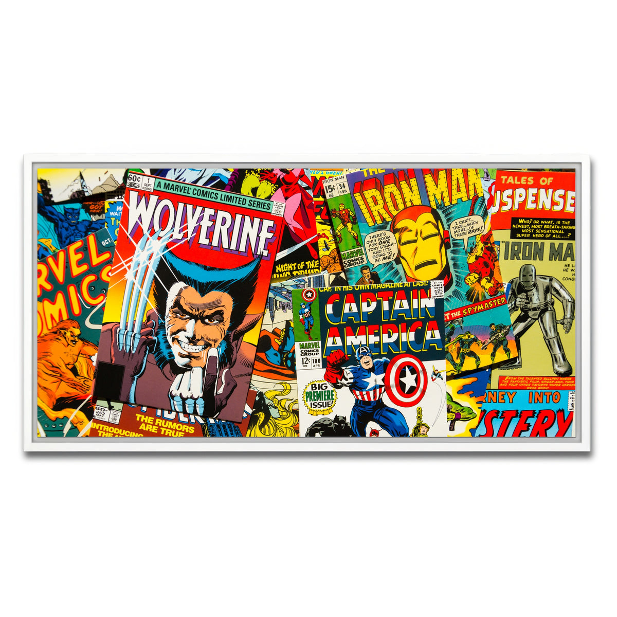 AUTO-MOCKUP WHITE | Comic Covers | 1 Piece | White Framed Canvas | group=2x1