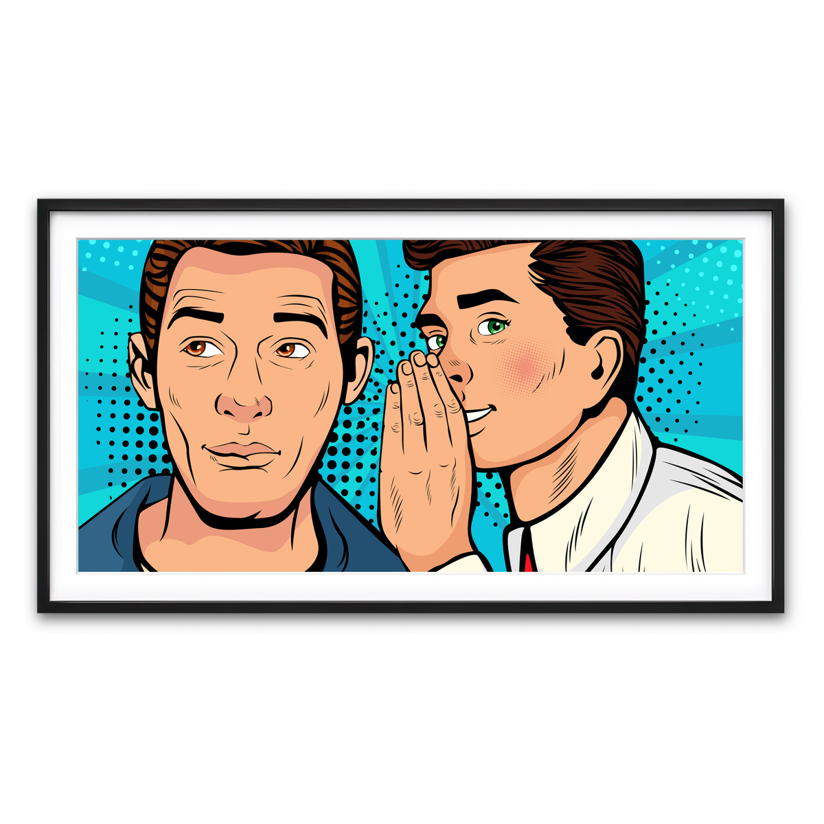 Framed Print 2x1 Black