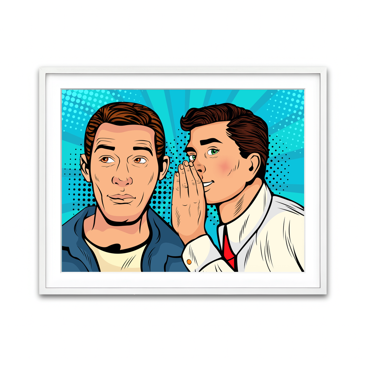 Framed Print 4x3 White