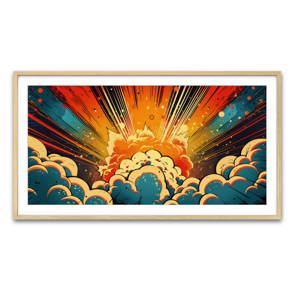 Framed Print 2x1 Natural