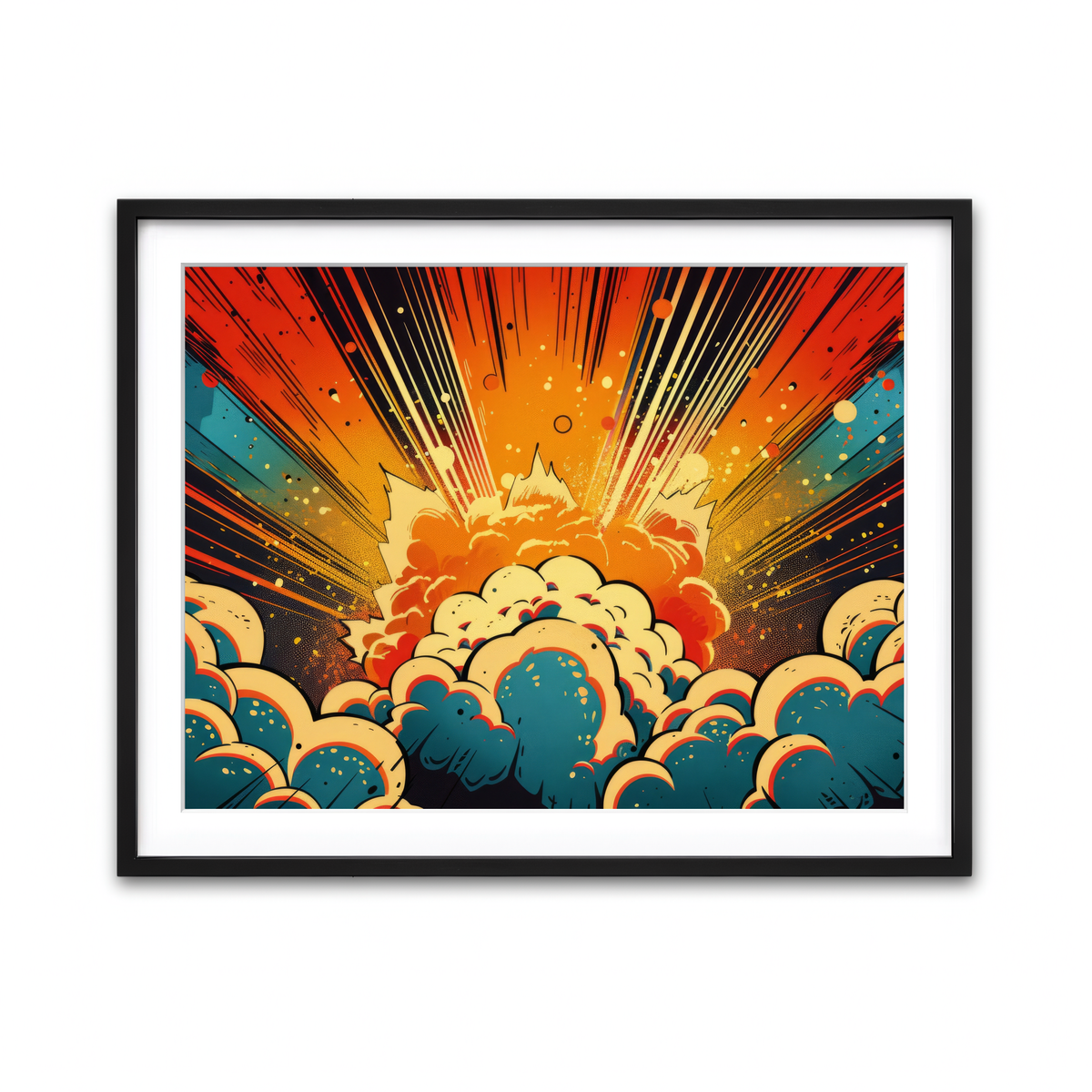 Framed Print 4x3 Black