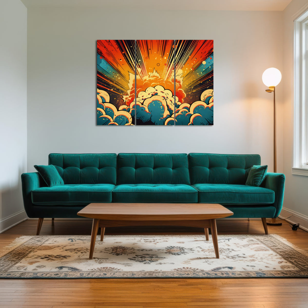 AUTO-MOCKUP ROOM | Comic book explosion