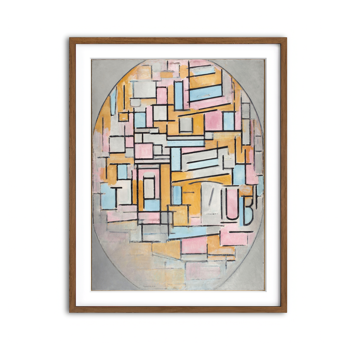 Framed Print 3x4 Walnut