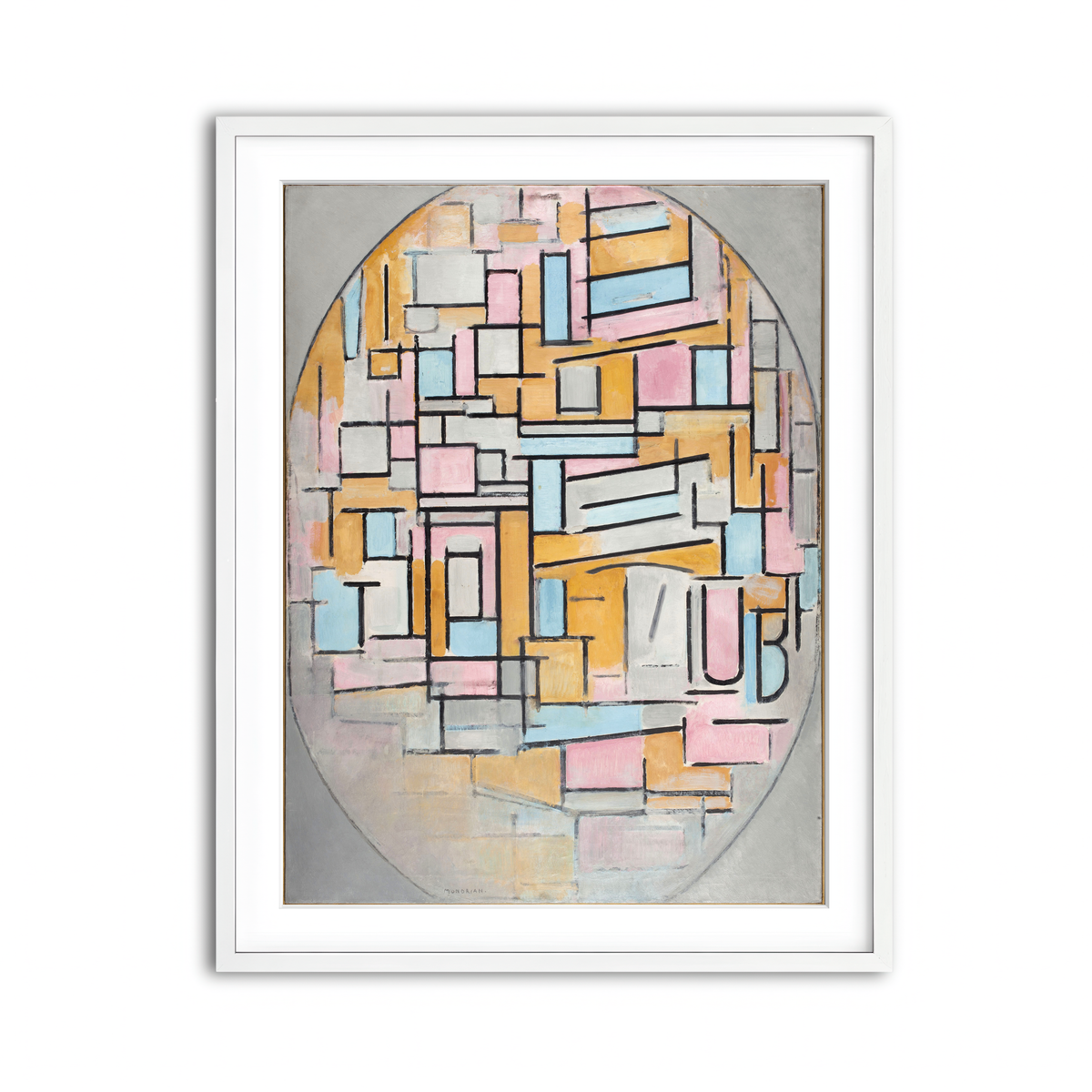 Framed Print 3x4 White