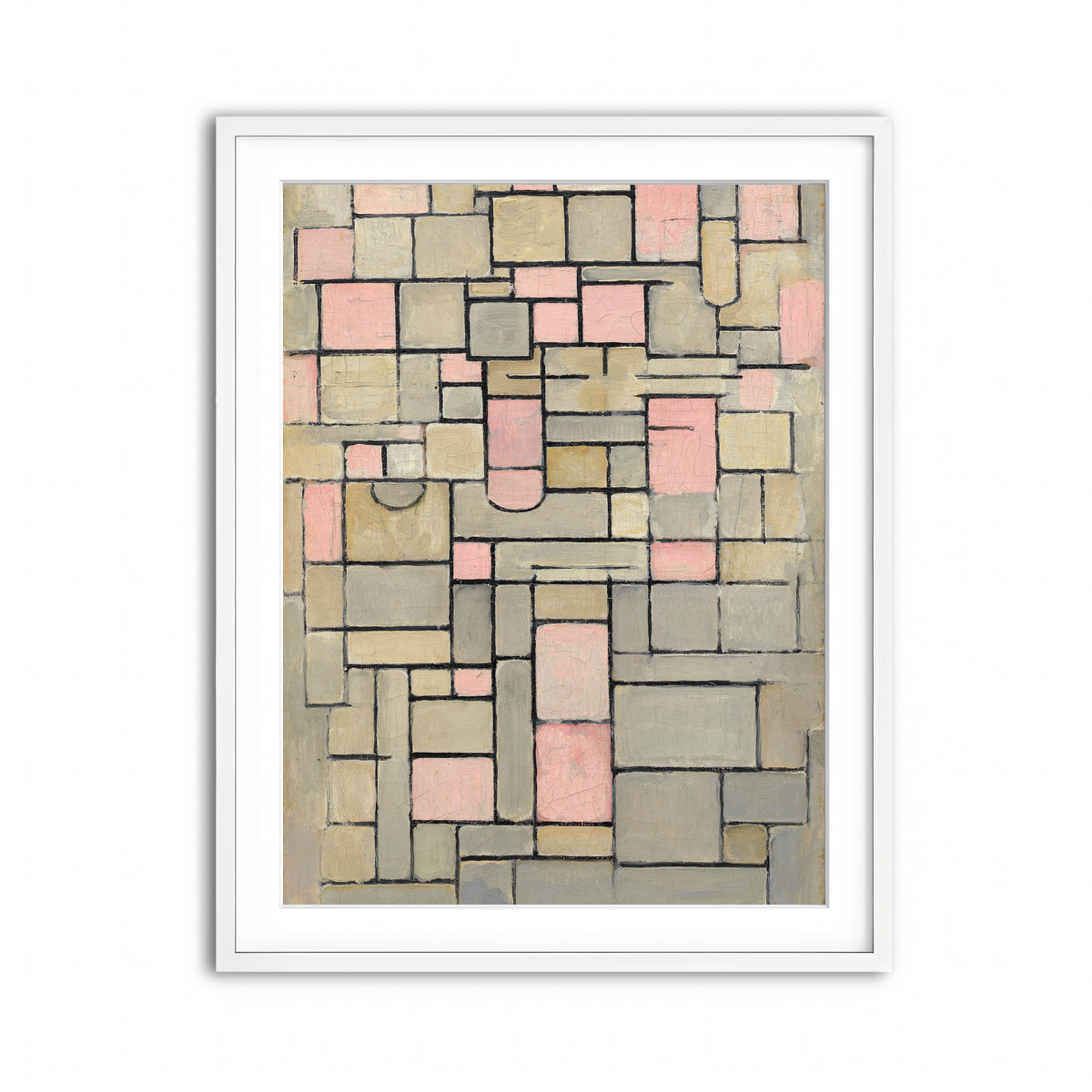 Framed Print 3x4 White