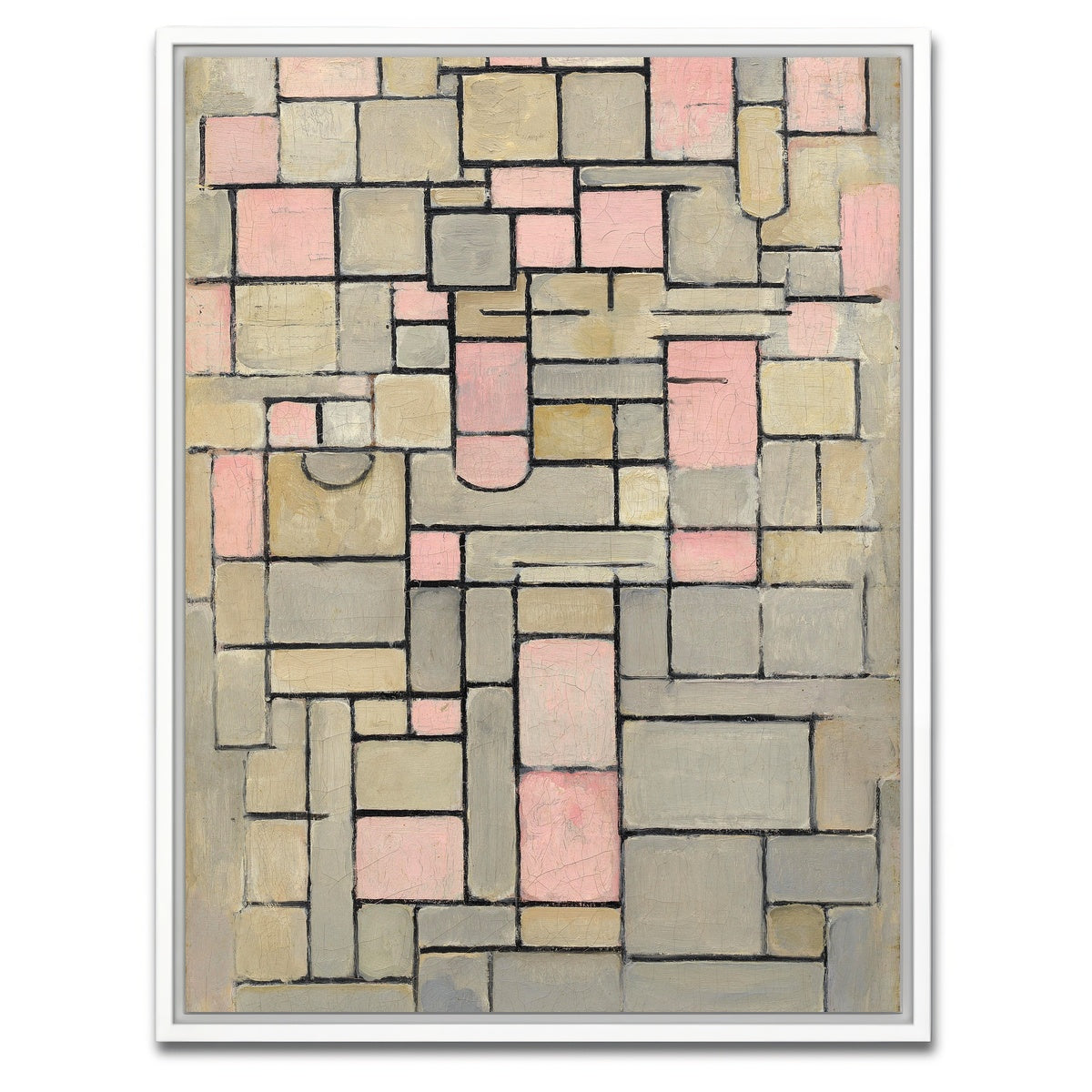 AUTO-MOCKUP WHITE | Composition 8 | 1 Piece | White Framed Canvas | group=3x4