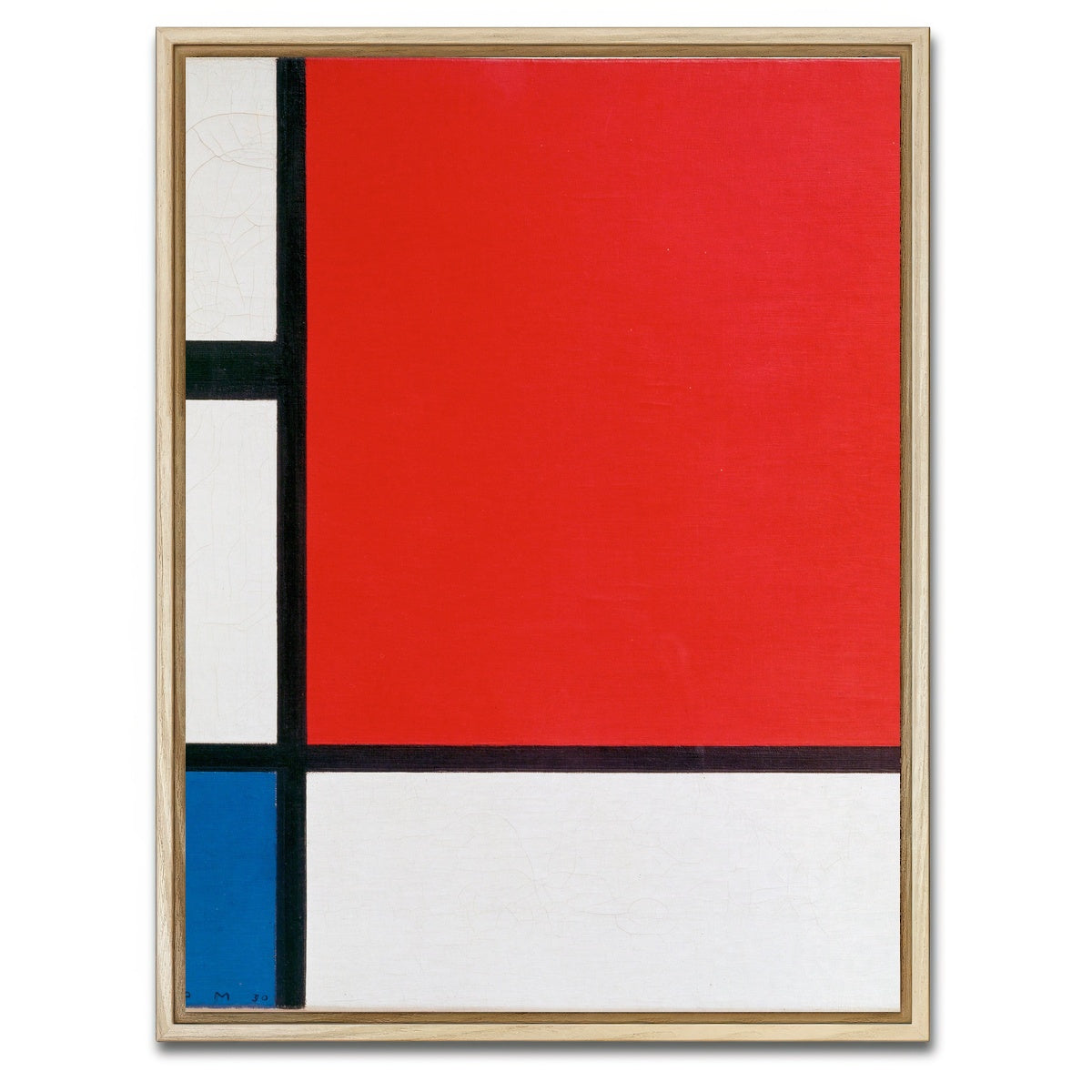 AUTO-MOCKUP WHITE | Composition II | 1 Piece | Natural Framed Canvas | group=3x4