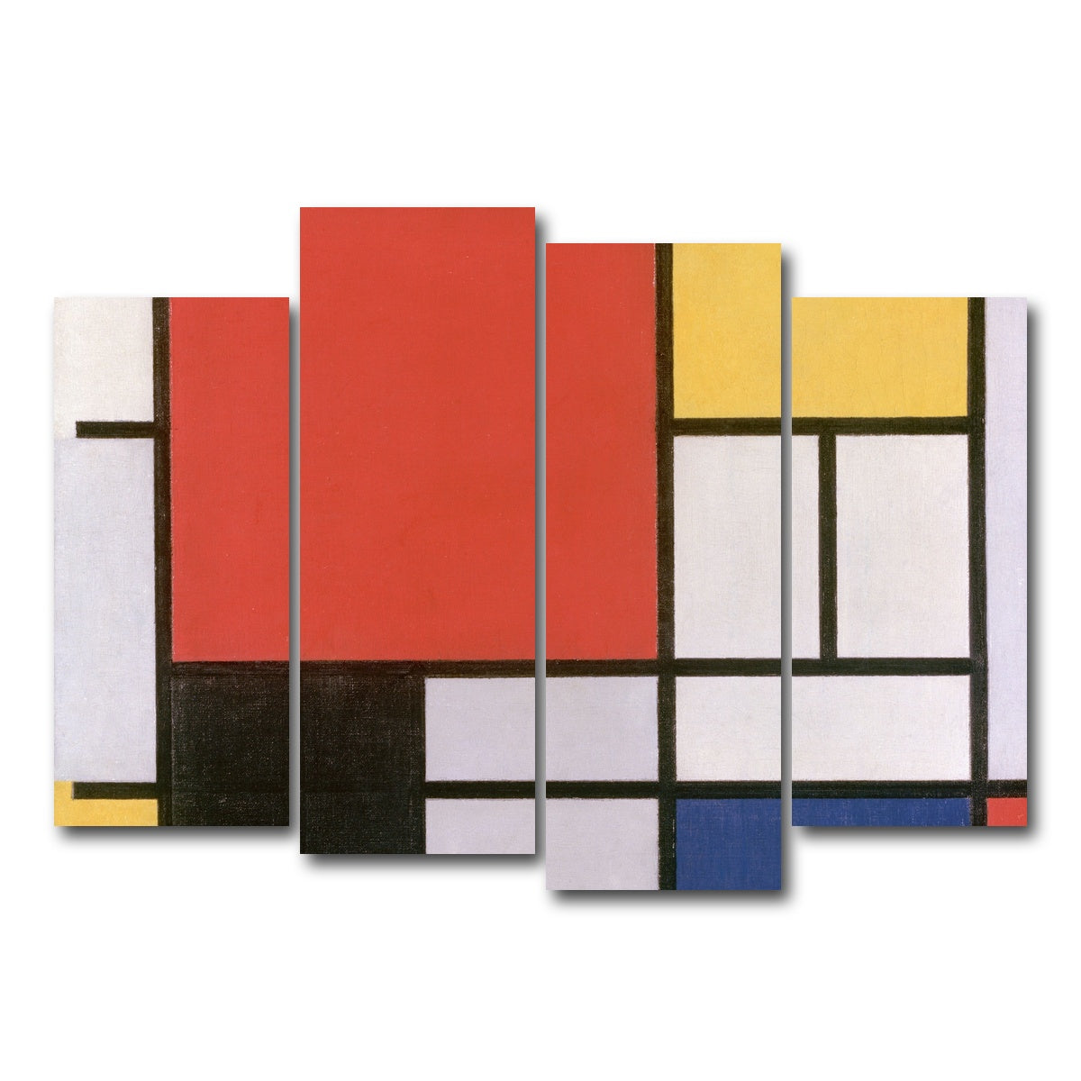 AUTO-MOCKUP WHITE | Composition No III | 4 Piece | Gallery Wrap Canvas | group=4_normal