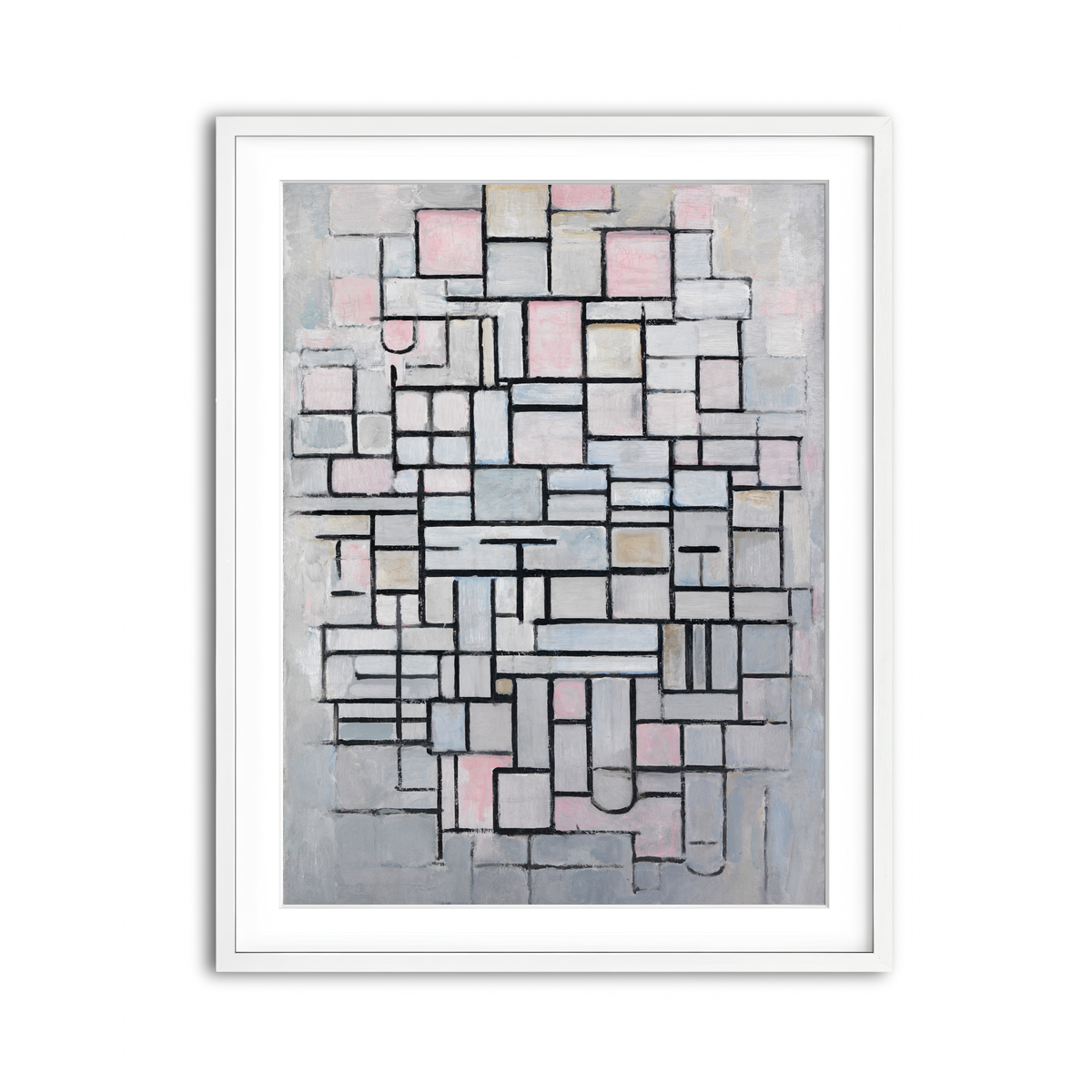 Framed Print 3x4 White