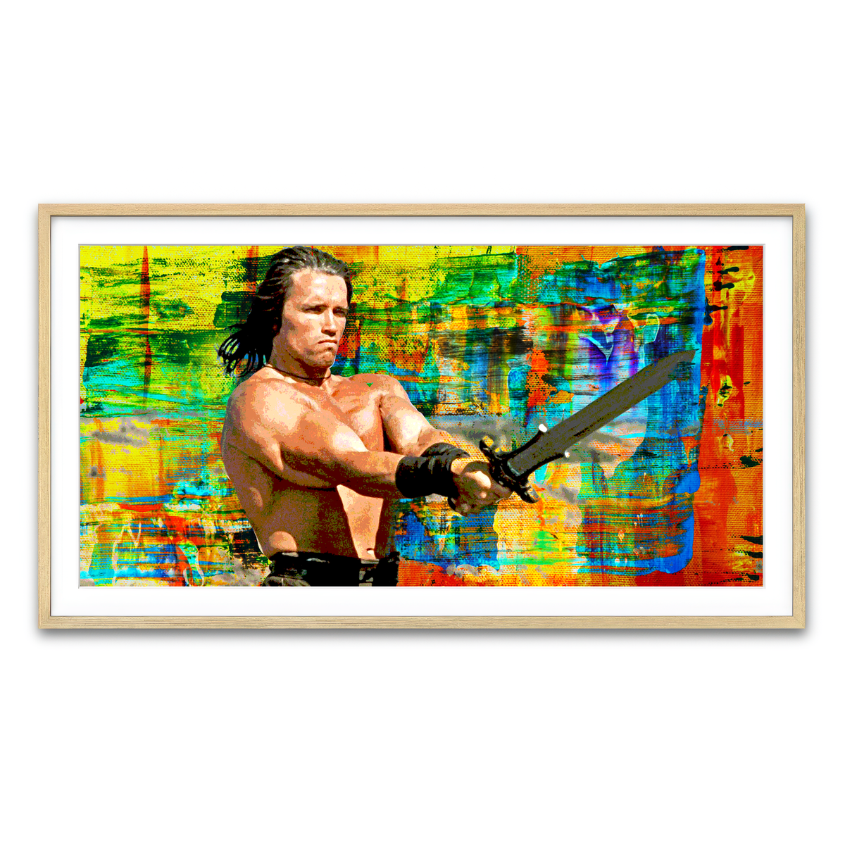 Framed Print 2x1 Natural