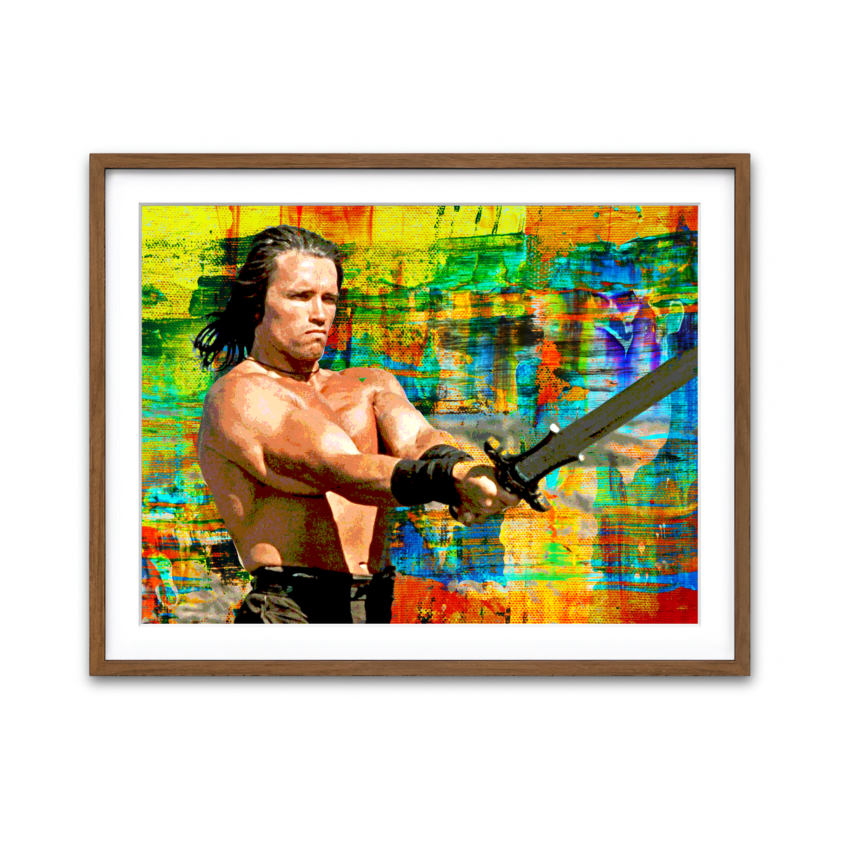 Framed Print 4x3 Walnut