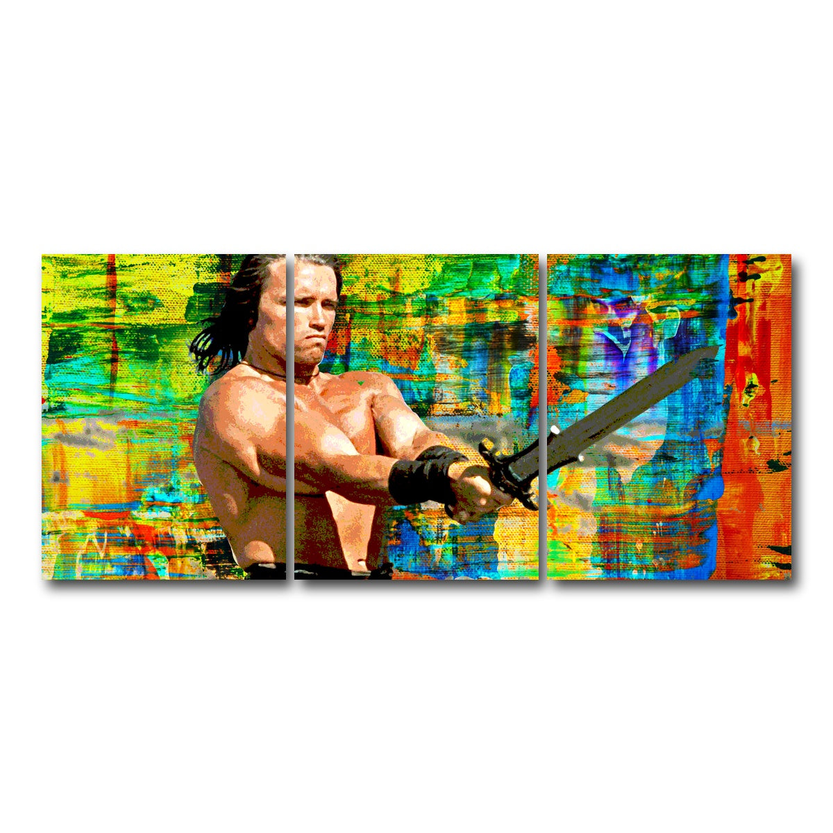AUTO-MOCKUP WHITE | Conan the Barbarian | 3 Piece | Gallery Wrap Canvas | group=18x24